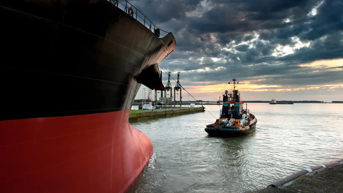 Vertrekkende boot